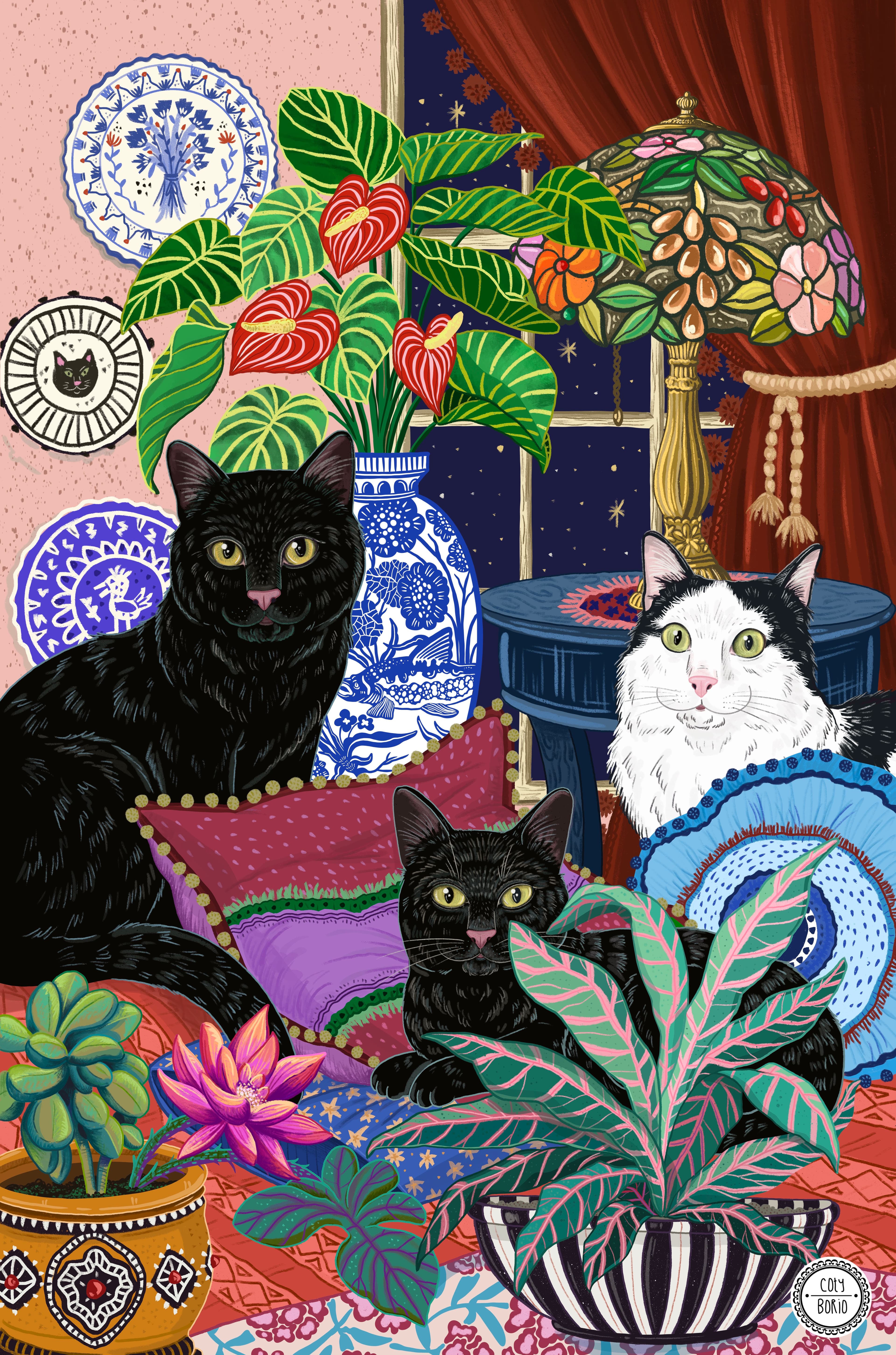 Gatos negros